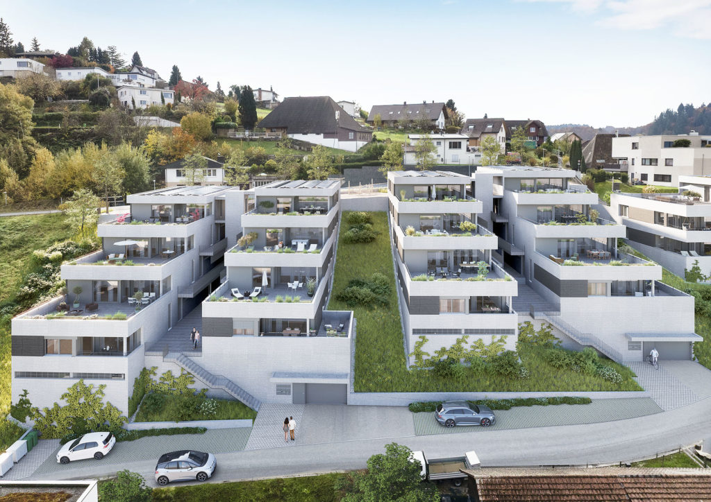 Gränichen: Leben am «Farnweg» - Aussenvisualisierung