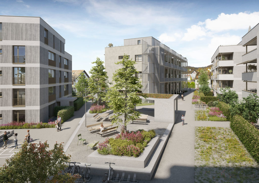 Döttingen: Attraktive Eigentumswohnungen - Aussenvisualisierung