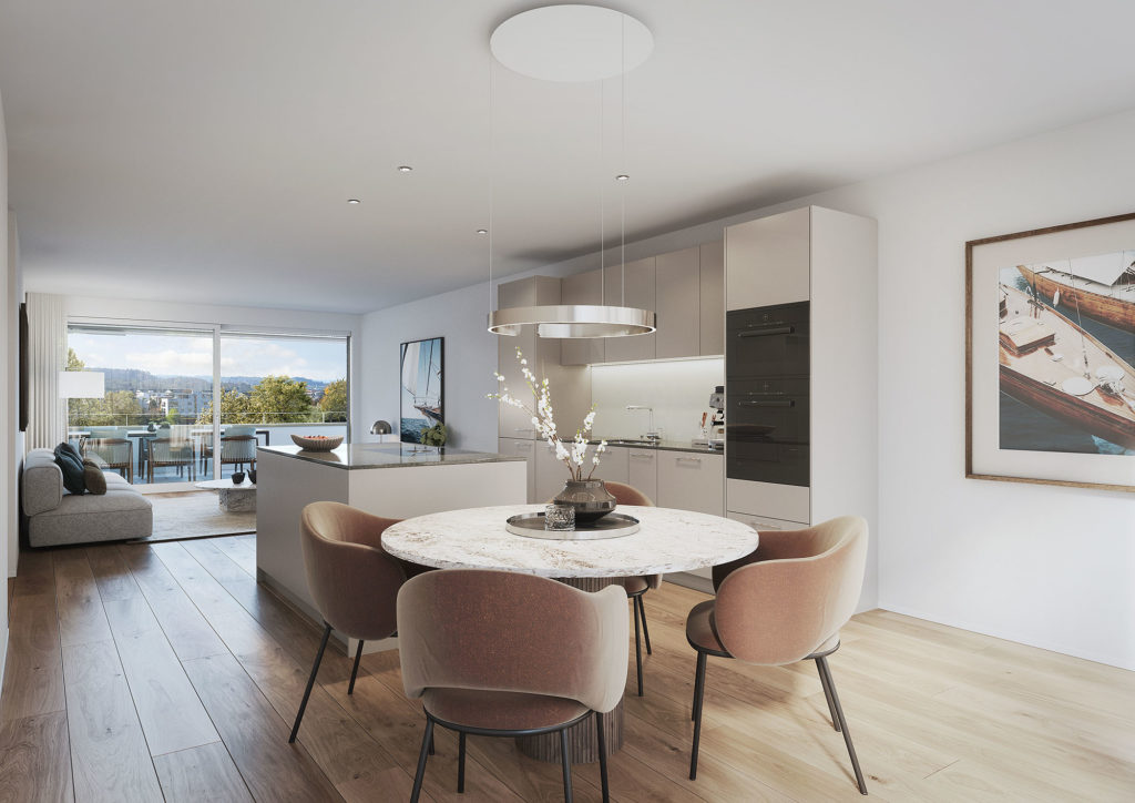 Döttingen: Attraktive Eigentumswohnungen - Innenvisualisierung