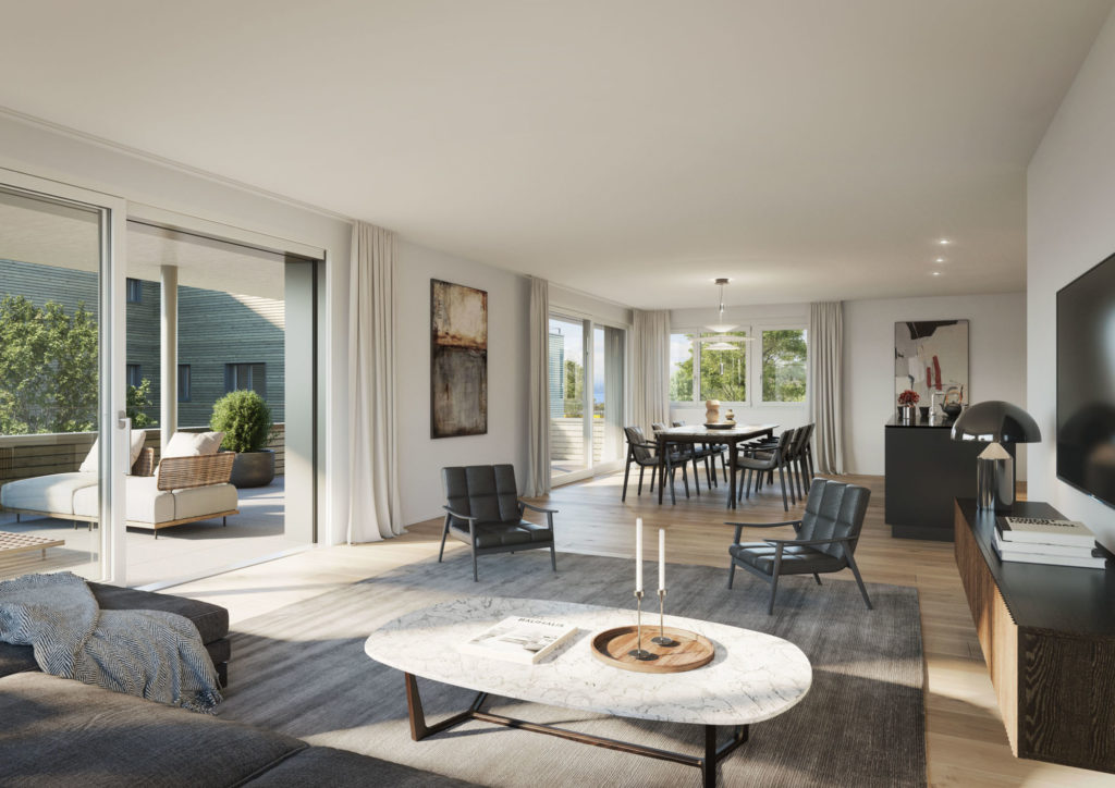 Exklusives Wohnen am Bodensee - Swiss Interactive Visualisierung