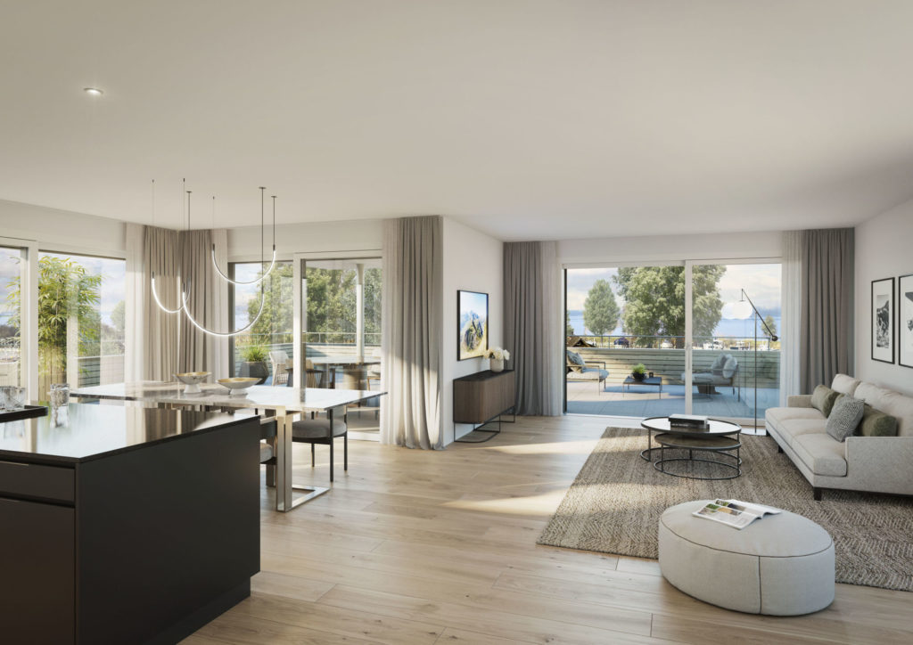 Exklusives Wohnen am Bodensee - Swiss Interactive Visualisierung