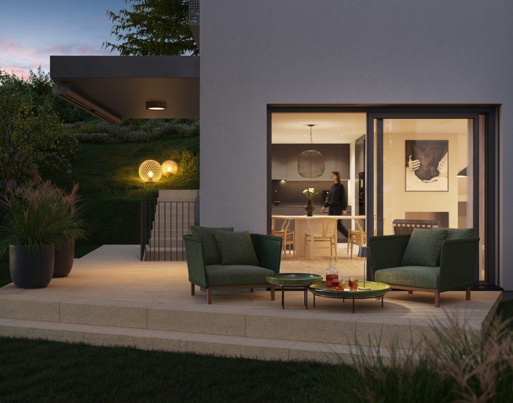 Zauberflöte - 3 Einfamilienhäuser in Pfäffikon ZH - Terrasse