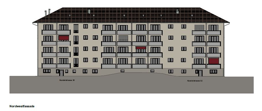 Erstvermietung 2.5-Zimmer-Wohnung in Winterthur-Seen - Kanzleistrasse 30