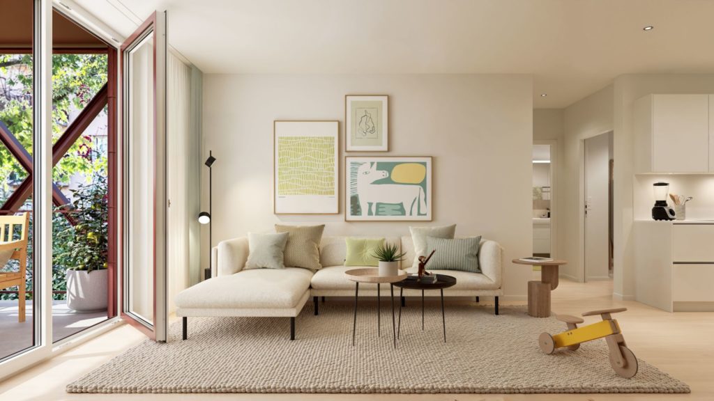 Neuhaus - Eigentumswohnungen und Reihenhäuser - 20250528_BS00179_BS-00179 -Steiner-Neuhausstrasse Basel-Phase 2_T5_11_int01_v01