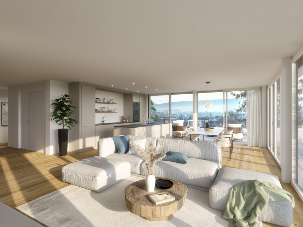 Exklusive 4.5-Zimmer-Attikawohnung mit atemberaubender Dachterrasse - Bild 2