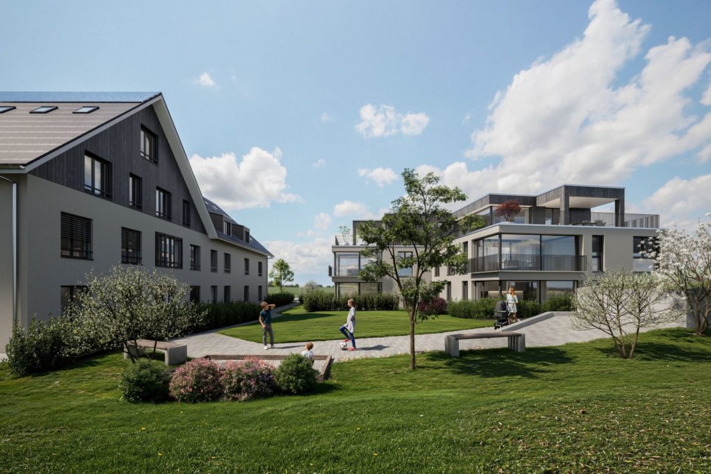 Ankündigung Erstvermietung in Baltenswil - Visualisierung