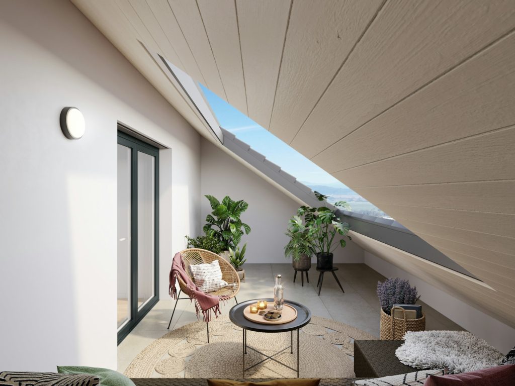 puro vivere - Einfamilienhäuser in Dielsdorf - Innen5_DEFH_Terrasse