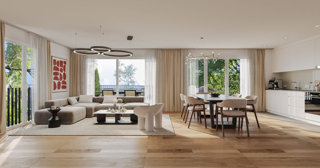 Erstvermietung in Zürich-Albisrieden - Wohn- &amp;amp; Esszimmer 304