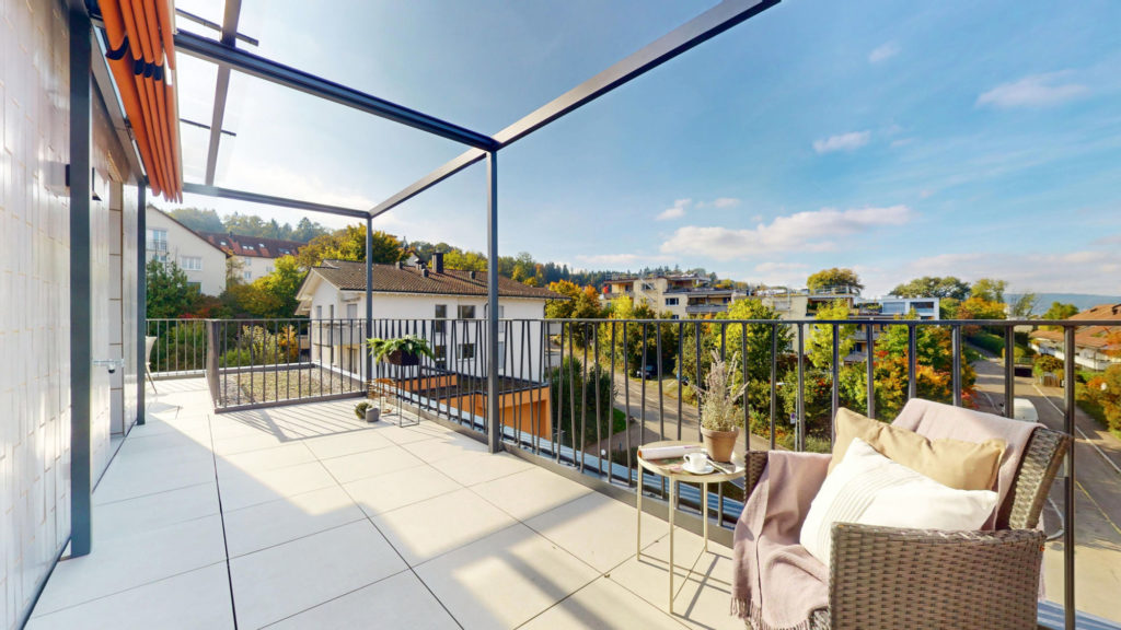 Zürich: Nachhaltig wohnen am «Holderbachweg» - Terrasse