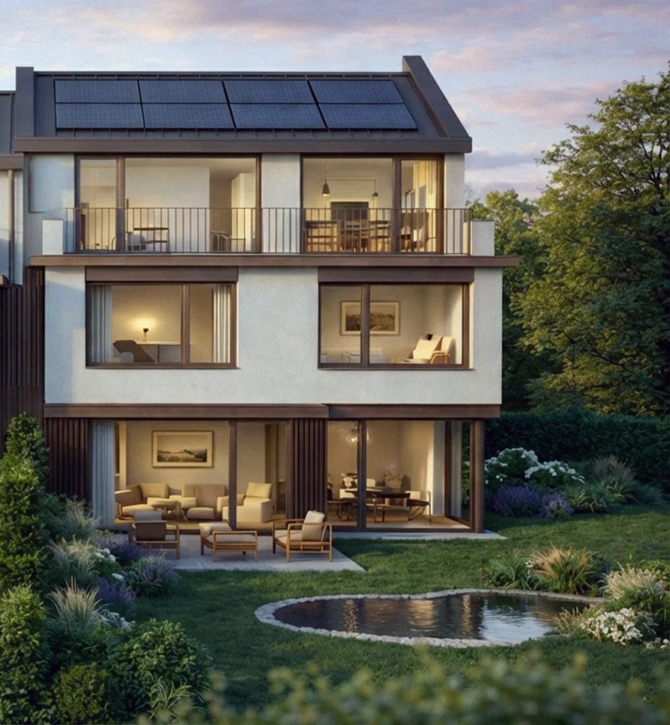 6.5-Zimmer-Doppelhaus mit Garten und Alpenblick in Wettswil - 9A-Peak