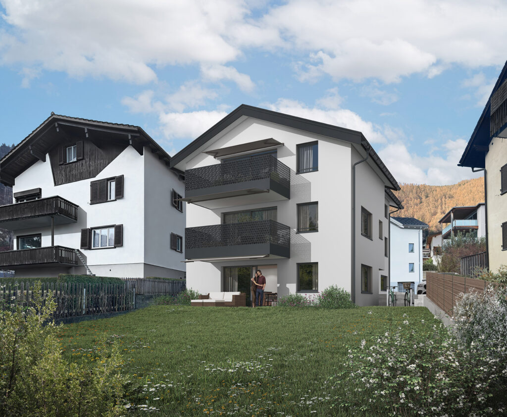Neubau mit 3 modernen Mietwohnungen in Untervaz - 445_Bsetzi-Untervaz_Aussenbild-klein-1024x843