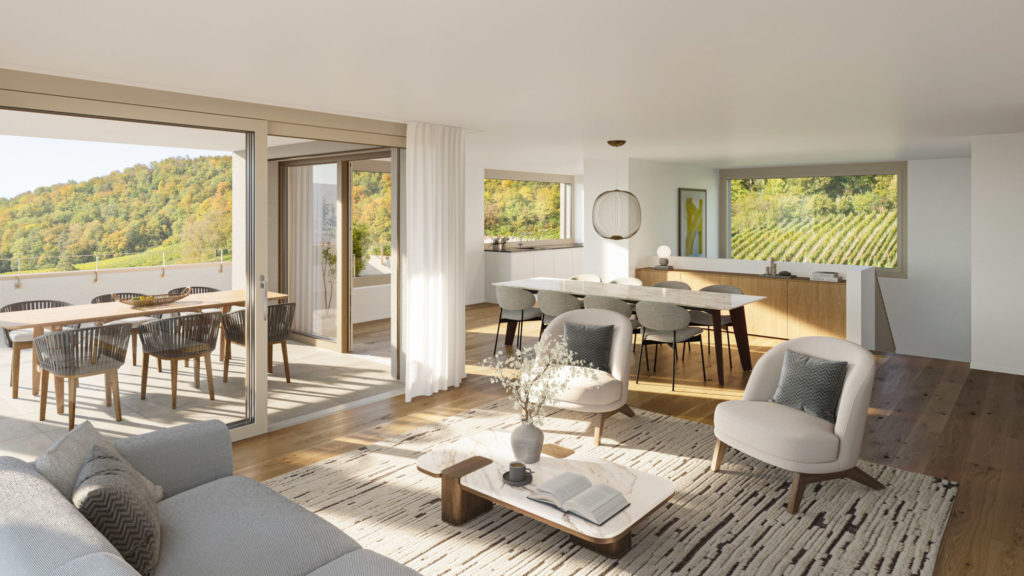 Wettingen: Ansprechende Eigentumswohnungen - Innenvisualisierung