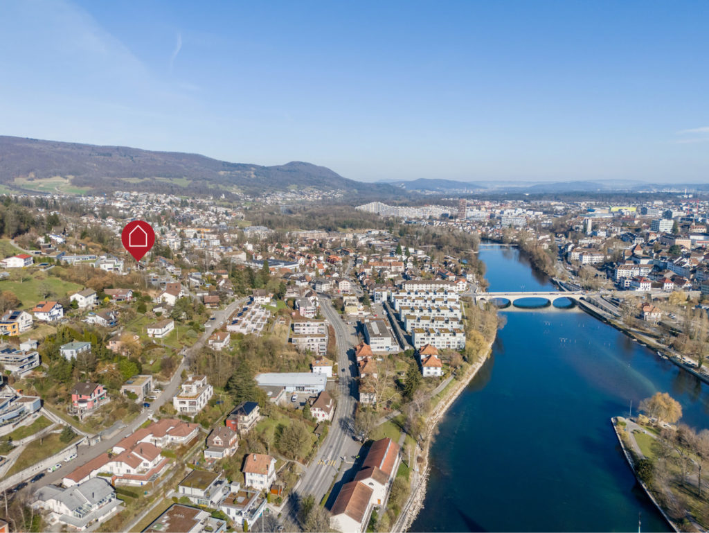 Aarau: Attraktive Eigentumswohnungen - Drohnenaufnahme