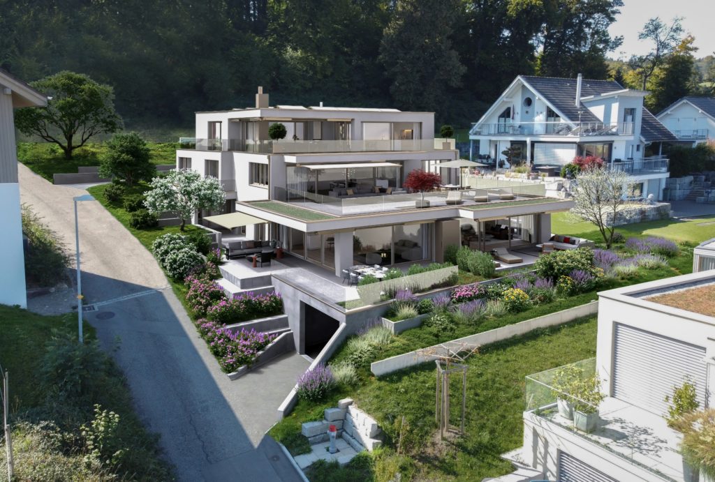 Edle Terrassenwohnungen mit See- und Bergblick - Bellavista due Aussenansicht