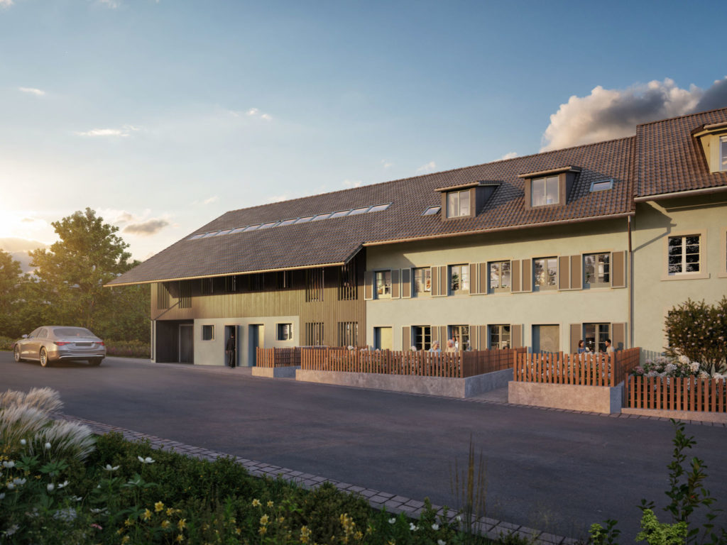 5.5 bis 7.5-Zimmer-Reihenhäuser in Altikon - Aussenansicht