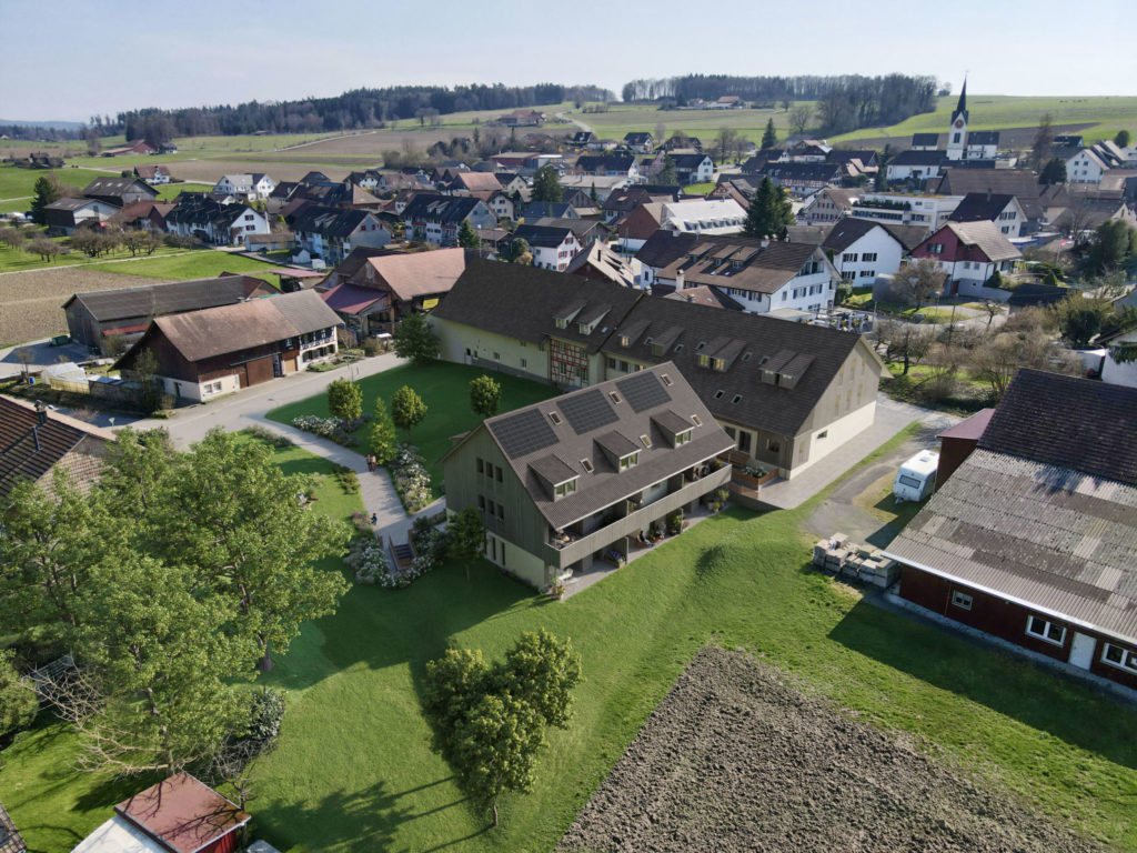 5.5 bis 7.5-Zimmer-Reihenhäuser in Altikon - Aussenansicht