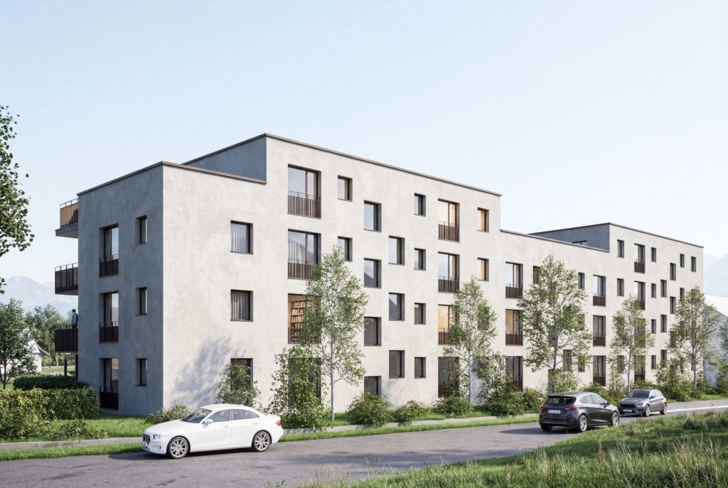 Windisch: Attraktive Mietwohnungen - Aussenvisualisierung