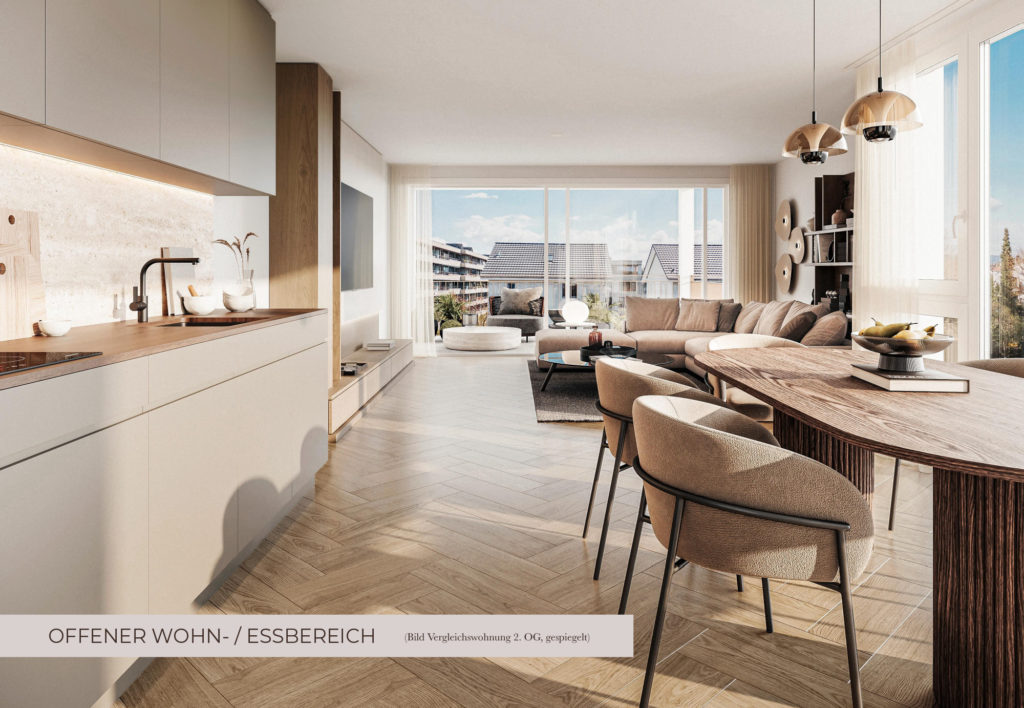 3.5‑Zimmer‑Gartenwohnung mit 43m² Garten & 2 Sitzplätzen in Allsch - Bild 4