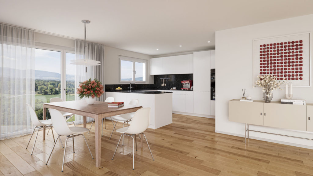 Attraktive Mietwohnungen in Seon - Visualisierung Ku?che