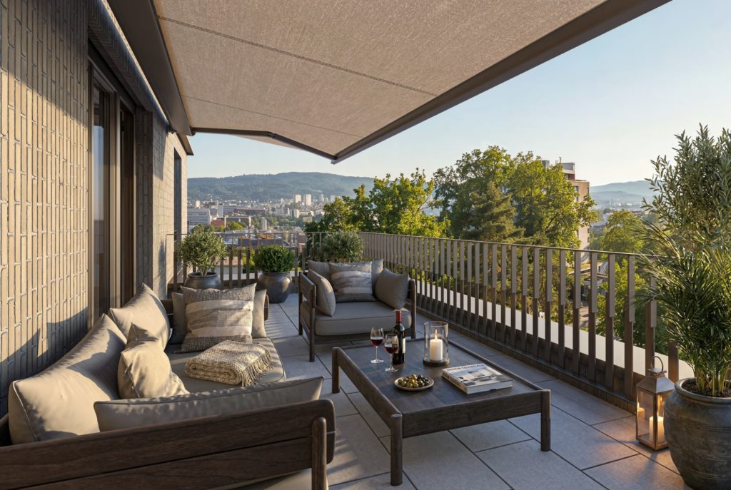 Coming soon: 11 Eigentumswohnungen in Zürich-Höngg - 0822_IP_Terrasse_V01