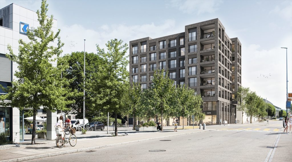 Ankündigung 2.5-Zimmer-Mietwohnung in Kloten – Bezug 2027 - Aussenvisu_Lindenblick_Kloten