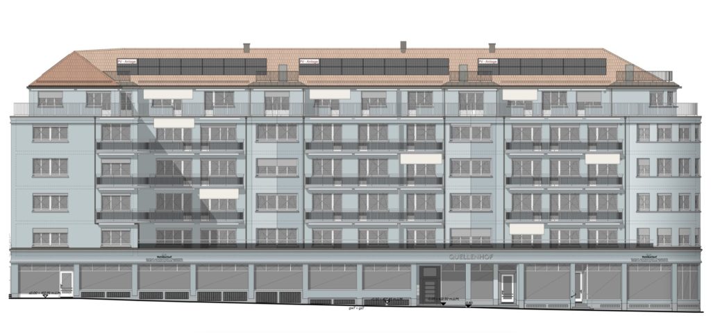 Erstvermietung Quellenhof in Zürich-Wollishofen - Screenshot