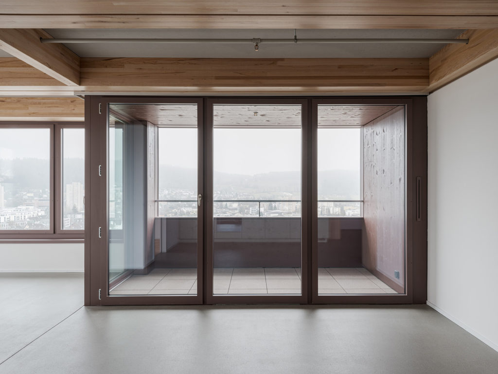 Zwhatt - Erstvermietung im Hochhaus am Bahnhof - Zwhatt_Musterwohnung_Holzhochhaus_1