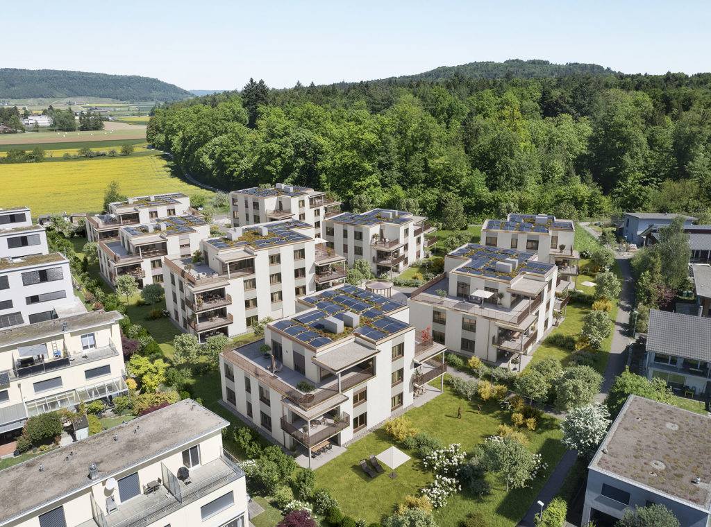 Riniken: Attraktive Eigentumswohnungen - Aussenvisualisierung