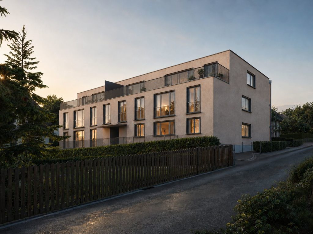 Friedbergweg – Neubauprojekt in Kreuzlingen - Aussenansicht Nord