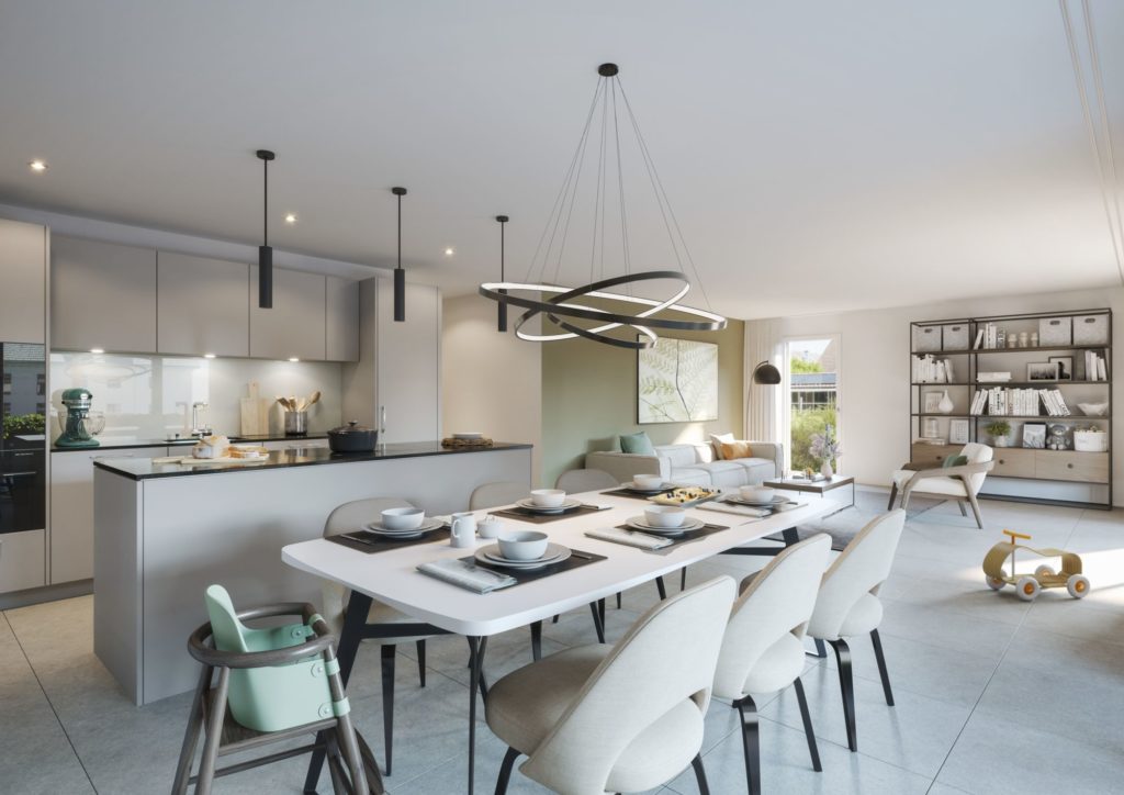 Waltpark - Eigentumswohnungen in Waltenschwil - Visualisierung 4.5 Zimmer Wohnung