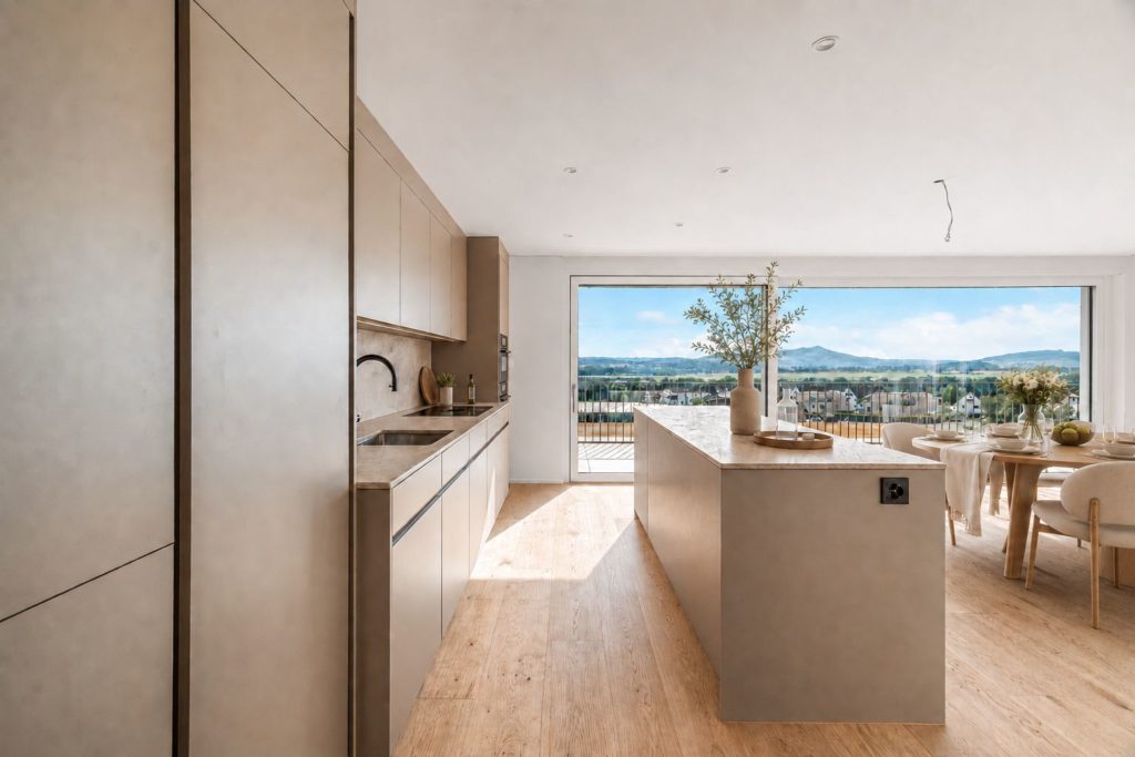 Lichtdurchflutete Attika-Maisonette mit Weitsicht und privatem Garten - Bild 3