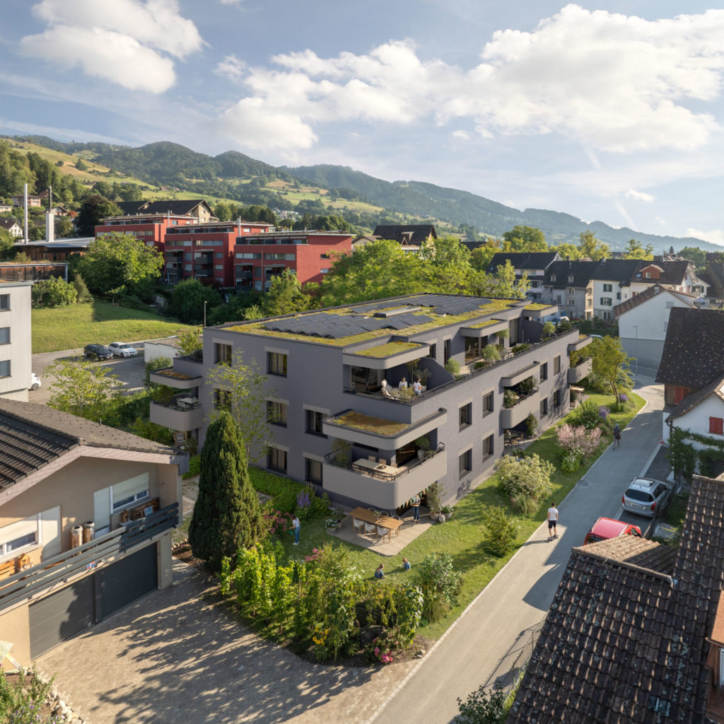 Moderne 2.5-Zimmer Wohnung in Altstätten SG - Aussen-MFH Mühlackerweg 2, Altstätten_A1_02