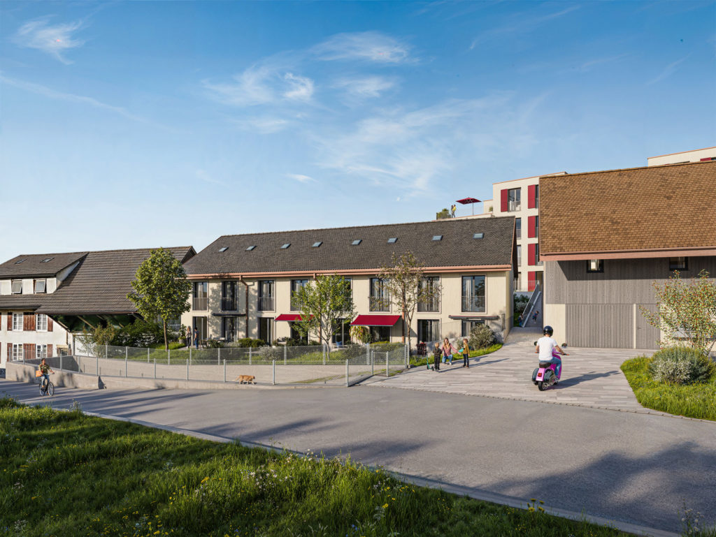 Projektankündigung Mietwohnungen & Reihenhäuser - Oberdorf_Seengen_Besucher