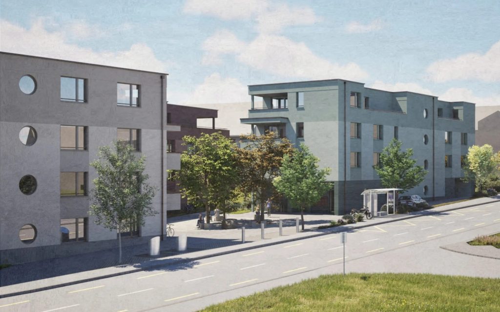 Ankündigung 2.5-Zimmer-Mietwohnung in Obfelden - Visualisierung