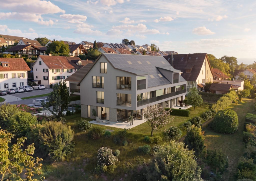 Ankündigung 4.5-Zimmer-Mietwohnung in Wangen-Brüttisellen - Visualisierung