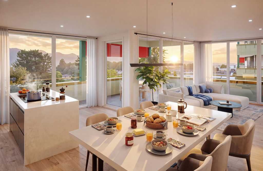 Eigentumswohnungen im Gwatt bei Thun - casa_immobilien_spiezstrasse57-und-59_gwatt_visu-innen-02_morgen