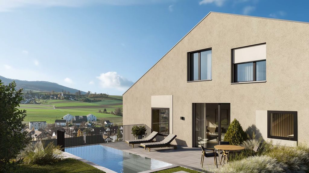 Exklusive Einfamilienhäuser in Niederweningen - residenz-wehntal-niederweningen-startbild-sequenz
