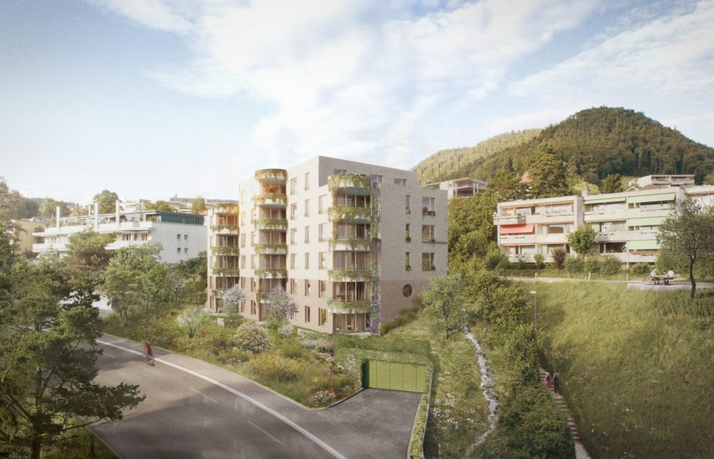 4.5-Zimmer-Gartenwohnung mit Fernsicht in Bolligen - 240404_VRB_Visu süd_neu