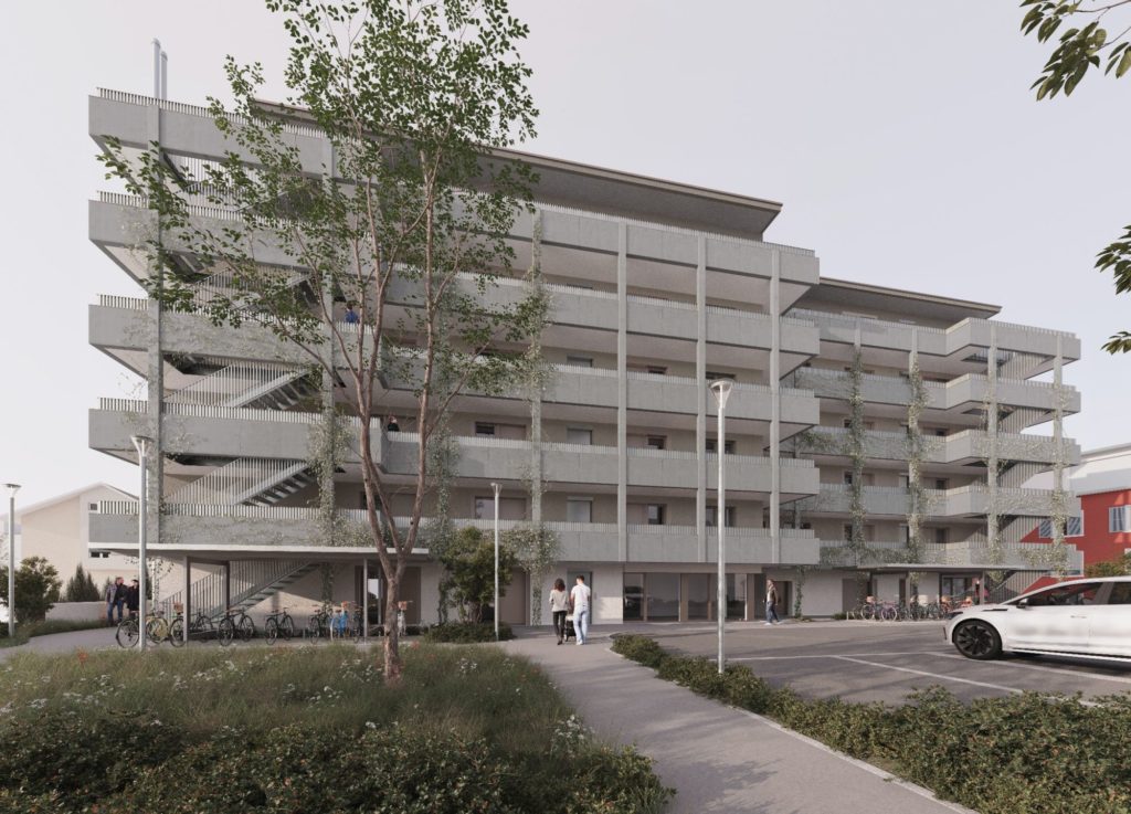 Ankündigung 1.5-Zimmer-Mietwohnung im Neubau in Wetzikon - Aussenvisu_Wetzikon