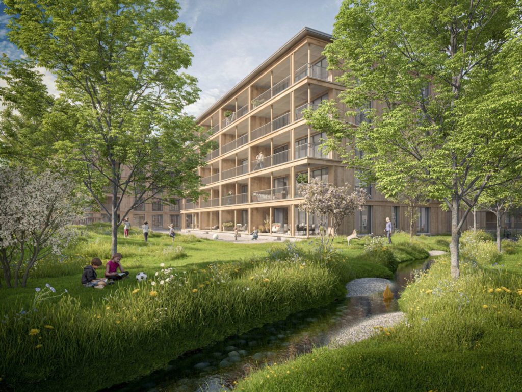 Neubau Eigentumswohnungen in Laupen BE - ritzareal_aussen_hof-2560 (1)