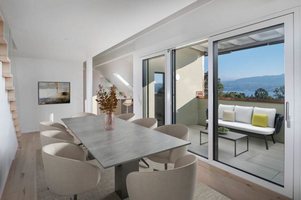 Maisonette-Dachwohnung mit Seesicht - Wohnen über den Dächern von Männedorf - Bild 3