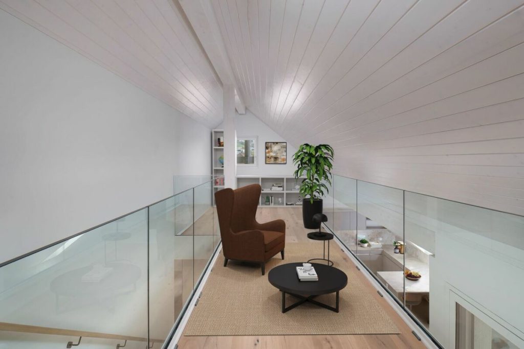 Maisonette-Dachwohnung mit Seesicht - Wohnen über den Dächern von Männedorf - Bild 9