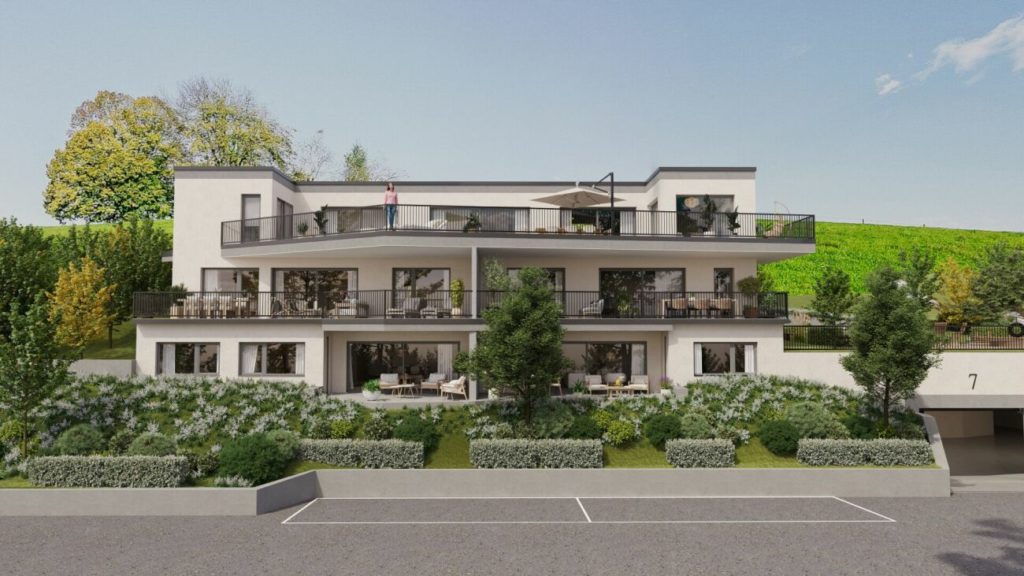 BAUSTART IST ERFOLGT Moderne Skulptur mit Weitsicht: Neubauwohnungen am Galtberg - Bild 1