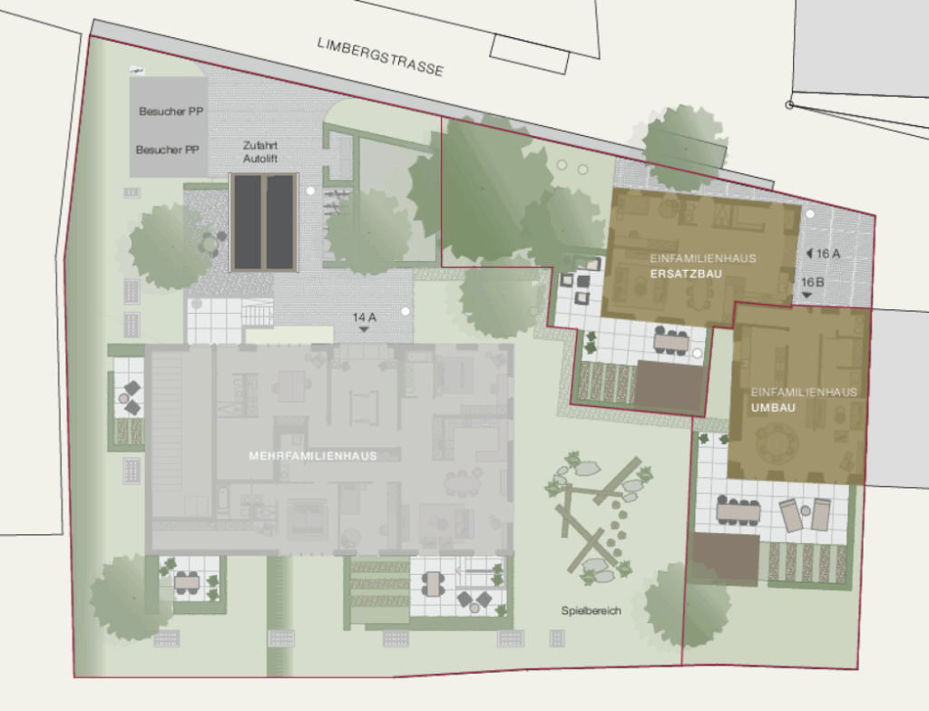 BAUSTART IST ERFOLGT! Hohe Wohnqualität: Neubauwohnungen in Natur-, See- und Stadtnähe - Situationsplan