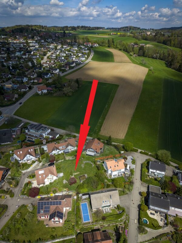 Exklusives Bauland im Grossäcker in Birchwil-Nürensdorf - Bild 1