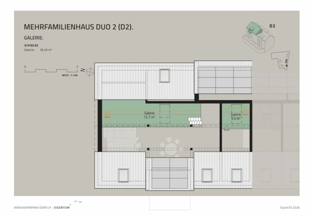 WOHNPARK DORF - 4.5-Zimmer-Dachwohnung - Bild 5