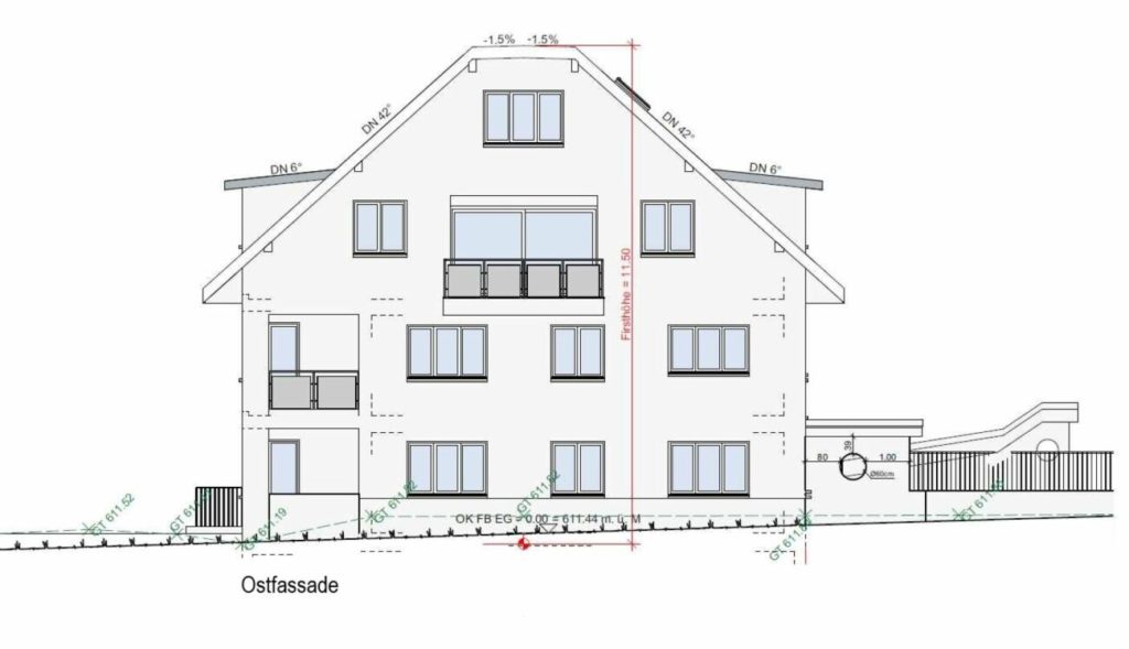 Zu verkaufen 4½ Zi.-Whg., an der Maugwilerstrasse 40 in 9552 Maugwil bei Bronschhofen, naturverbundene Lage /Steuerfuss 9500 Wil ! - Bild 11