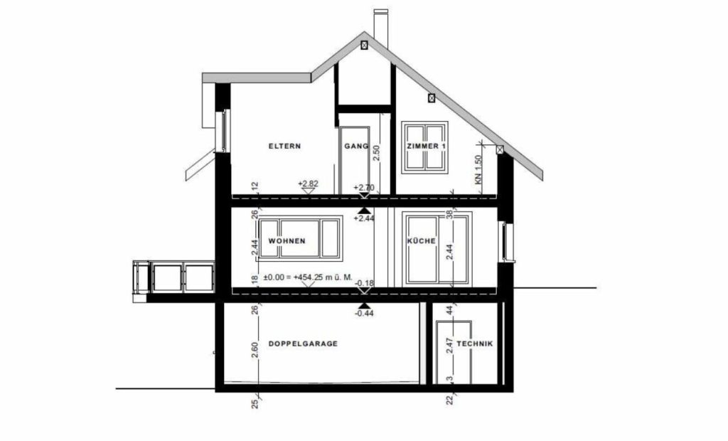 Zu verkaufen bei 8556 Wigoltingen, neues freistehendes 6½ Zi.-EFH am Südhang, an ruhiger, sonniger Lage mit Weitsicht /Massivbau ! - Bild 8