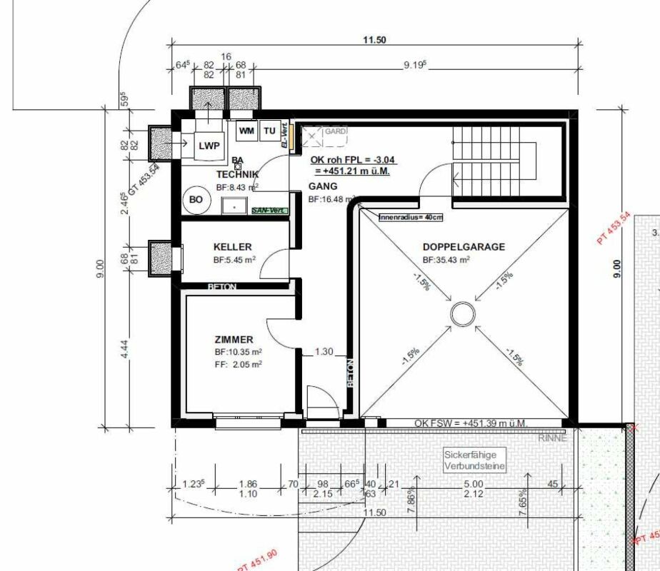Zu verkaufen bei 8556 Wigoltingen, neues freistehendes 6½ Zi.-EFH am Südhang, an ruhiger, sonniger Lage mit Weitsicht /Massivbau ! - Bild 3