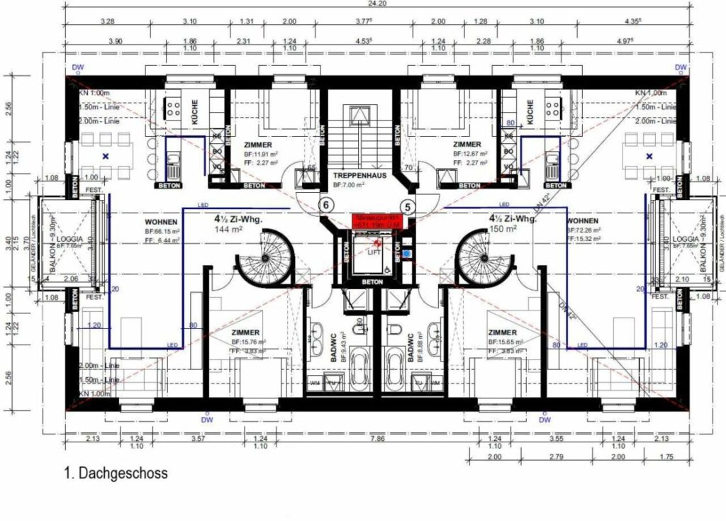 Zu verkaufen 3½ Zi.-Whg., an der Maugwilerstrasse 40 in 9552 Maugwil / 103 m2 Wohnfläche (Steuerfuss 9500 Wil) - Bild 6